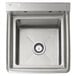A Steelton stainless steel one compartment sink.