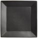 a square black plate with a square center