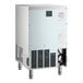 An undercounter air-cooled gourmet cube ice machine with a stainless steel exterior and ventilation grilles.