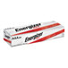 A package of Energizer MAX AAA Alkaline Batteries with white and red packaging and black text.