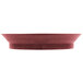 A raspberry polypropylene deli server.