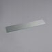 a rectangular glass object on a white background