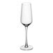 An Acopa Silhouette wine flute with a long stem and clear glass.