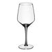 An Acopa Silhouette wine glass with a stem.