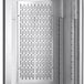 The stainless steel half door of an Avantco Reach-In Refrigerator.