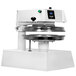 A white Proluxe Apex Pro X2 dough press with a black rectangular top and a white base.