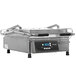 A Proluxe Vantage clamshell sandwich grill on a counter in a professional kitchen with a digital display.