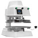A white Proluxe Apex Pro X2M dough press machine with a digital display.