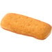 A close up of a Rich's unfilled long john yeast donut.