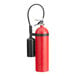 A red Buckeye fire extinguisher with black accents.