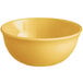 A set of 12 yellow melamine nappie bowls.