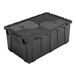 a black plastic box with lid