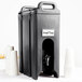 Cambro 500LCD110 Camtainers&#174; 4.75 Gallon Black Insulated Beverage Dispenser Main Thumbnail 5