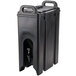 Cambro 500LCD110 Camtainers&#174; 4.75 Gallon Black Insulated Beverage Dispenser Thumbnail 1