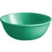 An Acopa Foundations green melamine nappie bowl.