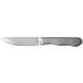 A Walco stainless steel steak knife with a jumbo fieldstone finish hollow handle.