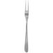 The handle of a Walco stainless steel oyster/cocktail fork with a logo on it.
