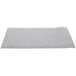 A close-up of a gray ribbed Tredlite anti-fatigue mat.