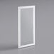 A white rectangular object with a glass window.