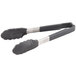 Vollrath 4780922 Jacob's Pride 9 1/2 inch Hi-Temp Stainless Steel Scalloped Tong with Nylon End and Coated Handle