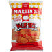 A case of Martin's BBQ Waffle Chips with 6 bags inside.