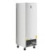 An Avantco stainless steel reach-in freezer with a door open.