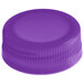 A purple plastic tamper-evident cap.