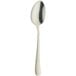 An Amefa stainless steel teaspoon with a black handle on a white background.