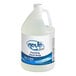 A white jug of Noble Chemical Free & Clear foaming hand soap with a blue label.