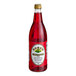 A close up of a bottle of Rose's Grenadine syrup with a label.