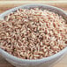 A bowl of Del Destino semi-pearled farro on a table.