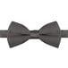 A dark gray Henry Segal bow tie with an adjustable band.