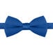 A Henry Segal royal blue poly-satin bow tie with an adjustable band.