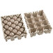 A Lavex molded fiber wine shipper with trays for 12 bottles.