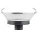 A Robot Coupe stainless steel filter basket assembly with a handle.