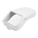 A clear replacement lid designed for a 6.25 gallon or 100 cup shelf ingredient bin.