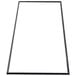 A long black metal rectangular door gasket.