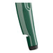 A close-up of a green plastic Lancaster Table & Seating bar height table top.