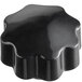 A black Backyard Pro Butcher Series slicer carriage knob.
