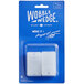 A blue pack of 6 translucent plastic Wobble Wedges.