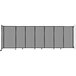 A light gray Versare StraightWall wall-mounted room divider.