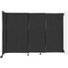 A black rectangular Versare StraightWall room divider.