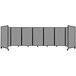 a room divider with wheels