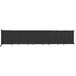 A black rectangular Versare wall-mounted sliding room divider with a black border.