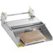 a brown wrapper on a machine