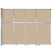 A beige Versare sliding room divider.