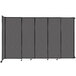 a grey screen with wheels