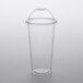 A Choice clear plastic cup with a dome lid on a white background.