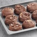 Preformed David's Cookies S'mores cookie dough on a tray.