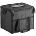 A black Choice medium nylon cooler bag with a handle and zipper.